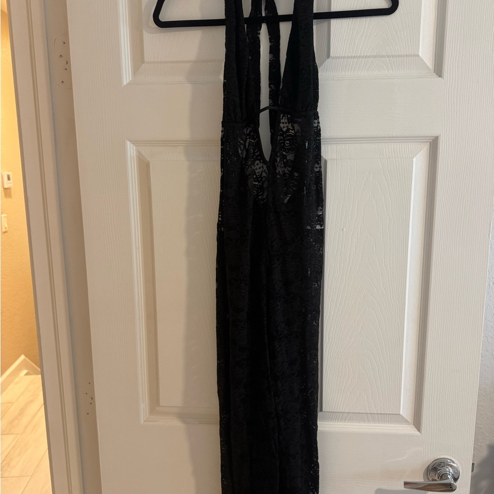 NWT That’s so Fetch Black Lace Jumpsuit